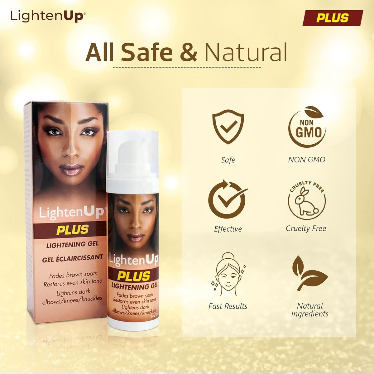 Brightening Gel with Papaya Extract - Skin Tone & Spot Fade, 1 oz