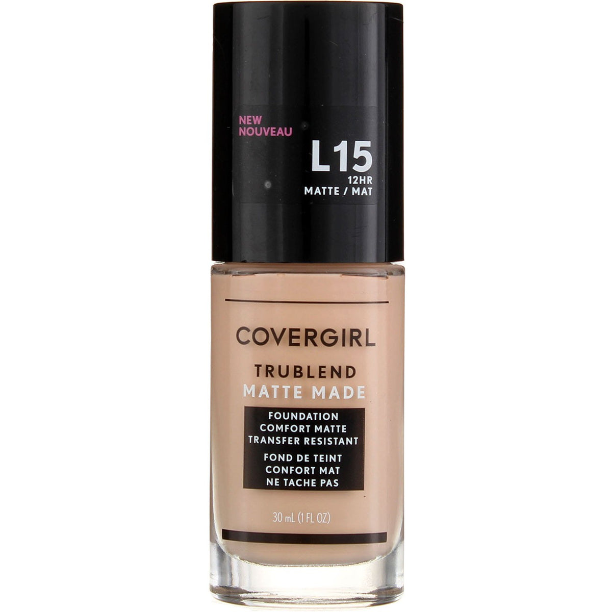 Liquid Foundation Matte Made Porcelain L15 1 Fl Oz - 2 Pack
