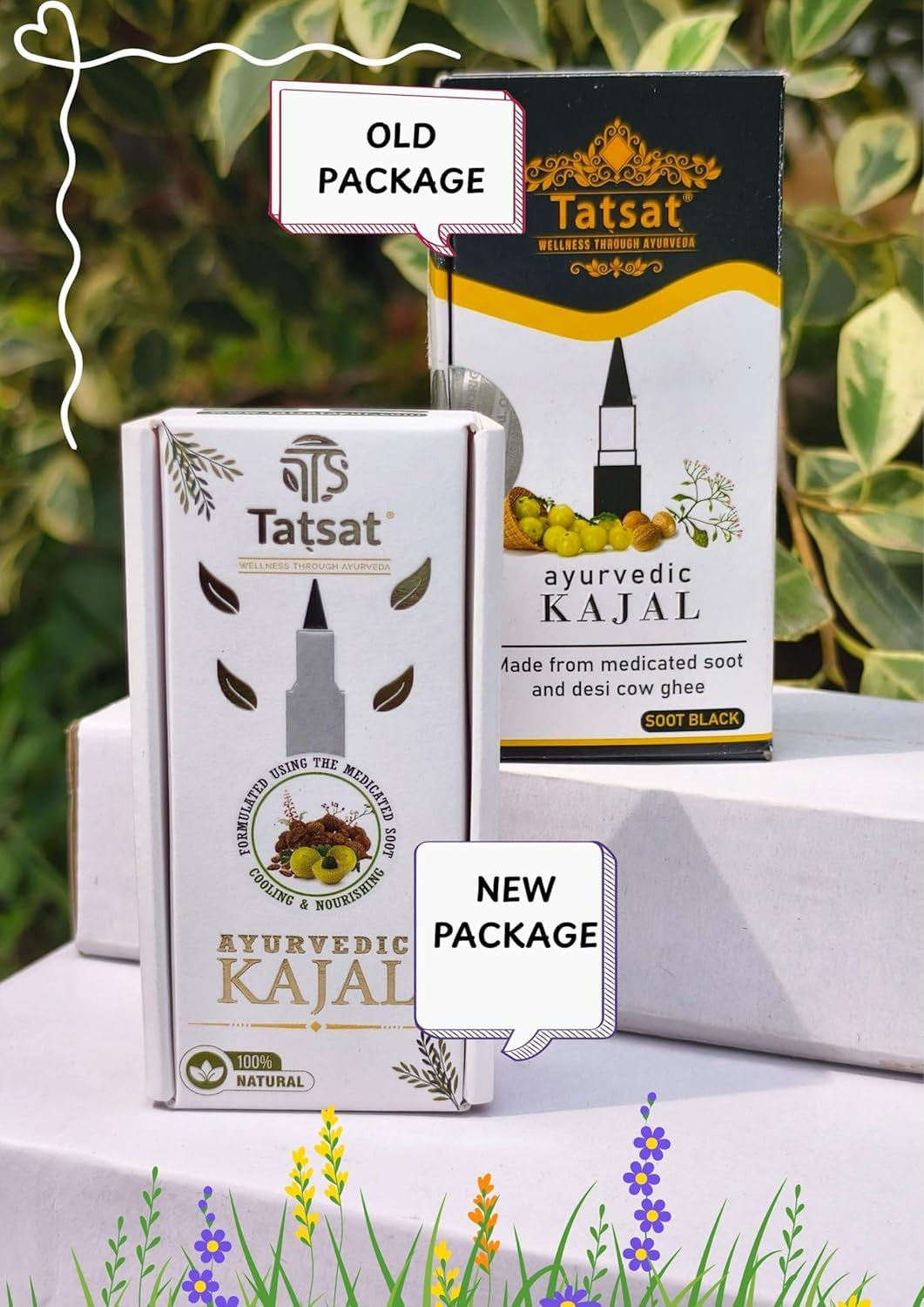Herbal Ayurvedic Kajal Eyeliner for Eye Care - Natural, Lead-Free & Safe for All Ages