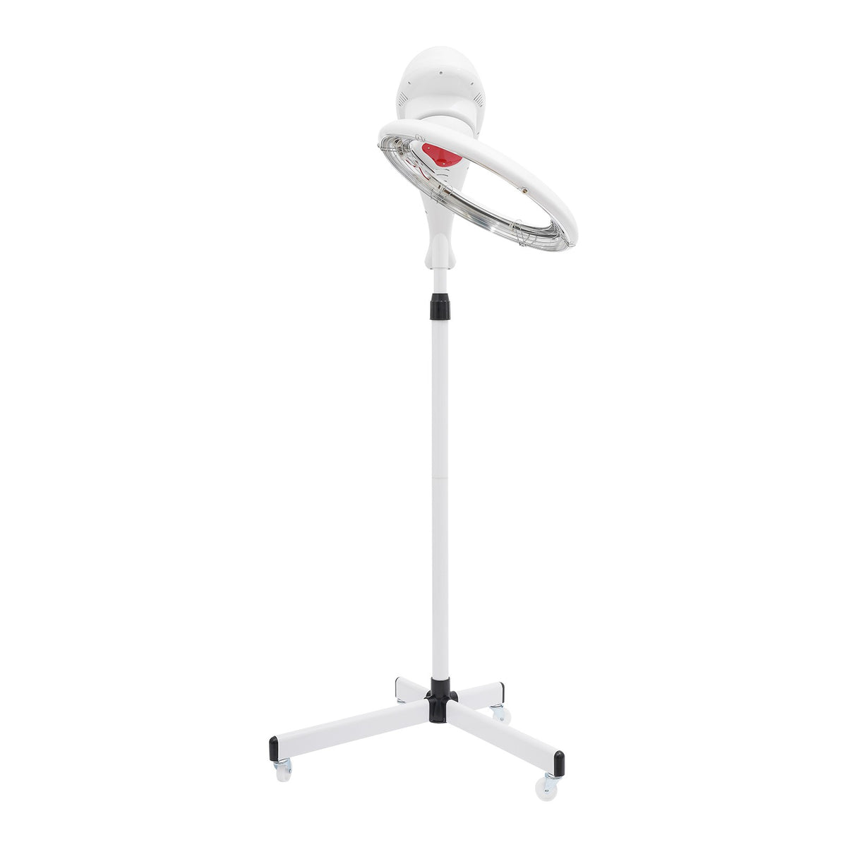 Professional Infrared Hair Dryer Stand with Adjustable Height & Wheels