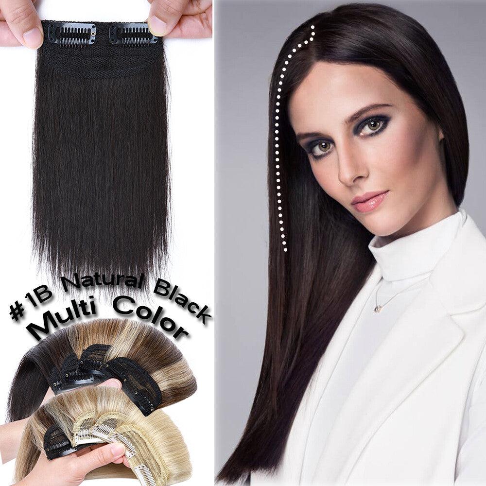 Remy Human Hair Extensions Clip-In One Piece Full Head Weft - Multiple Colors & Lengths