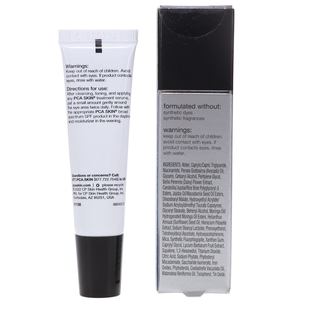 Vitamin B3 Eye Brightening Cream - 0.46 oz for Dark Circles & Fine Lines