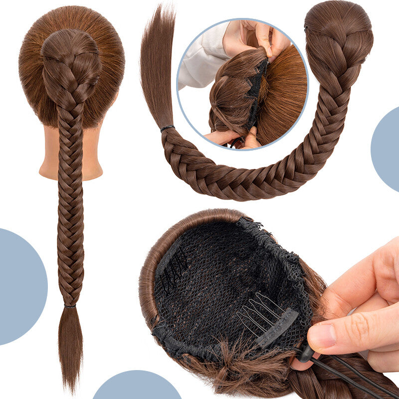 200g Thick Large Drawstring Ponytail Clip-In Hair Extension for Full Head