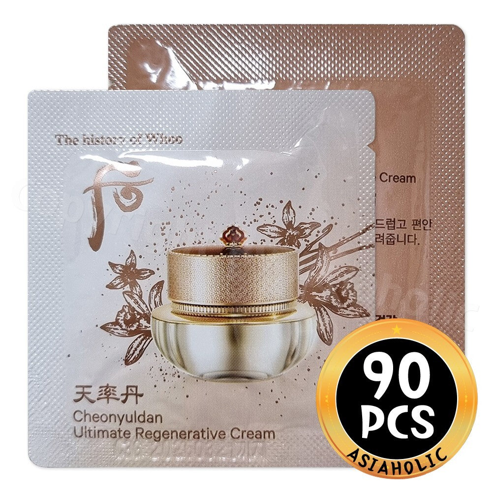 Luxury Regenerative Face Cream Set - 1ml x 90 Samples for All Skin Types