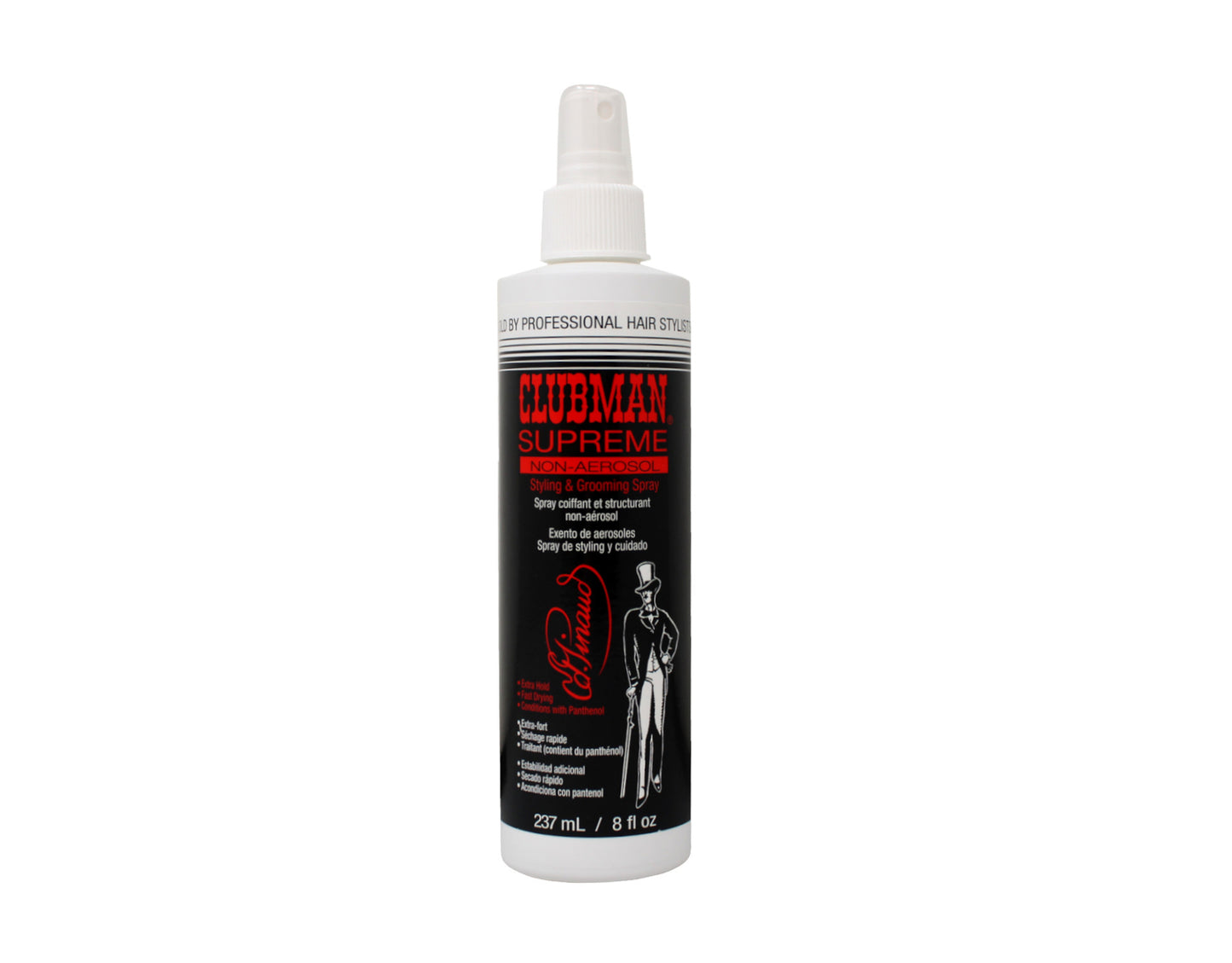 Clubman Supreme Hairspray 8oz - Medium to Firm Hold Non-Aerosol Styling Spray