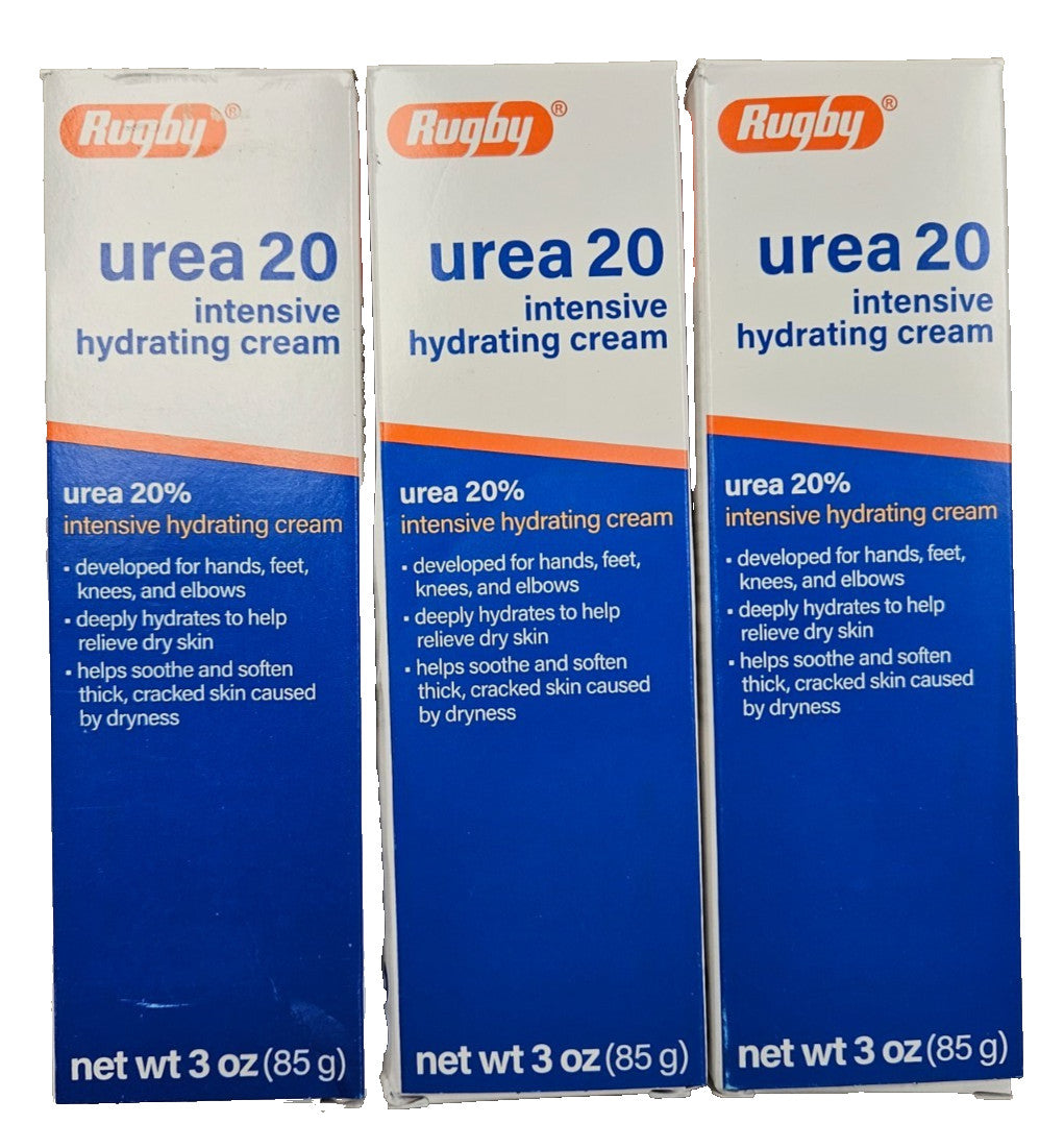 Urea 20% Intensive Hydrating Cream 3oz - 3 Pack