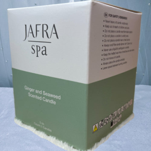 JAFRA Spa Ginger & Seaweed Scented Candle 5 oz New in Box Relaxing