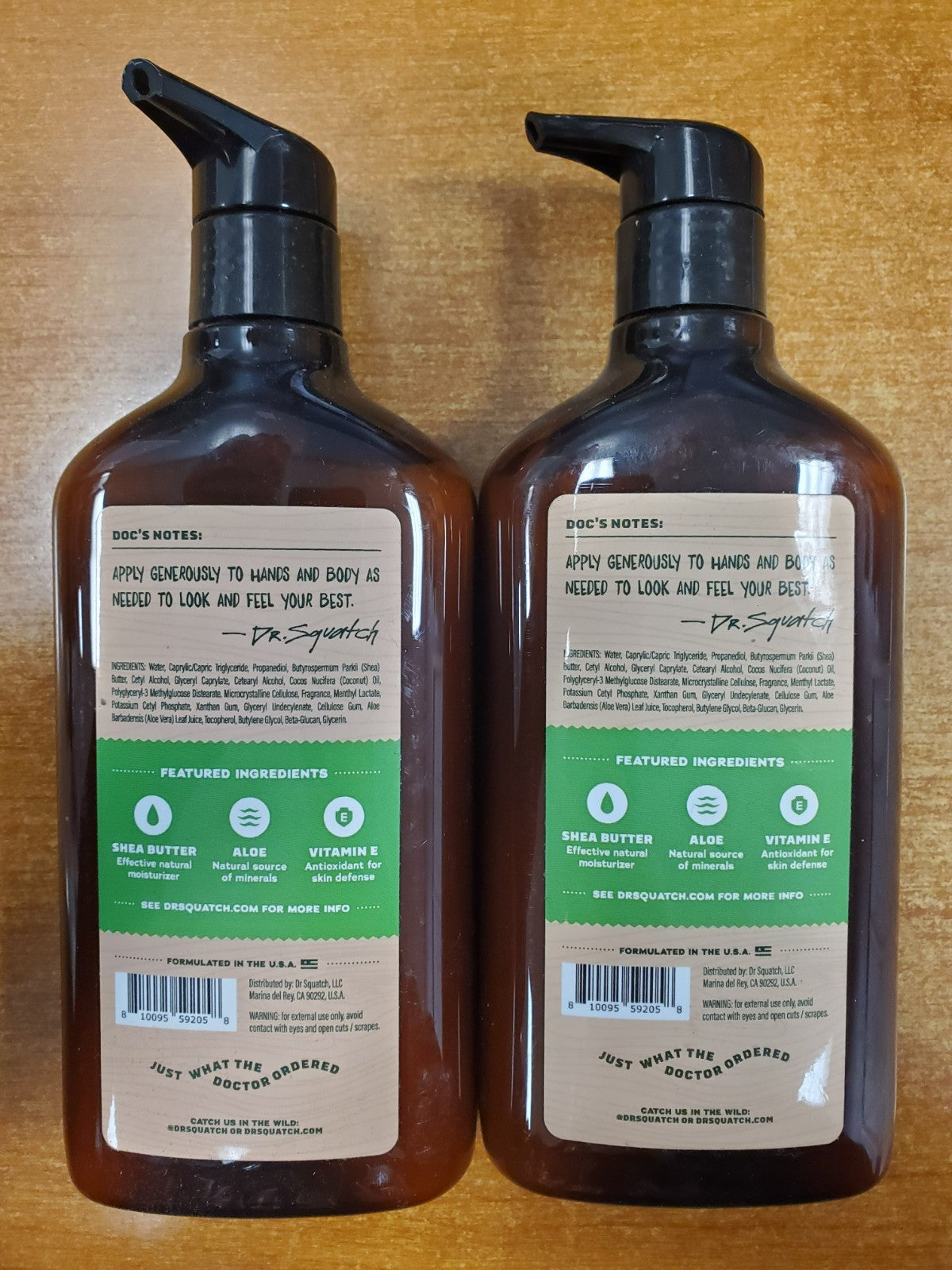 Men's Natural Moisturizing Lotion Cool Fresh Aloe - 2 Pack