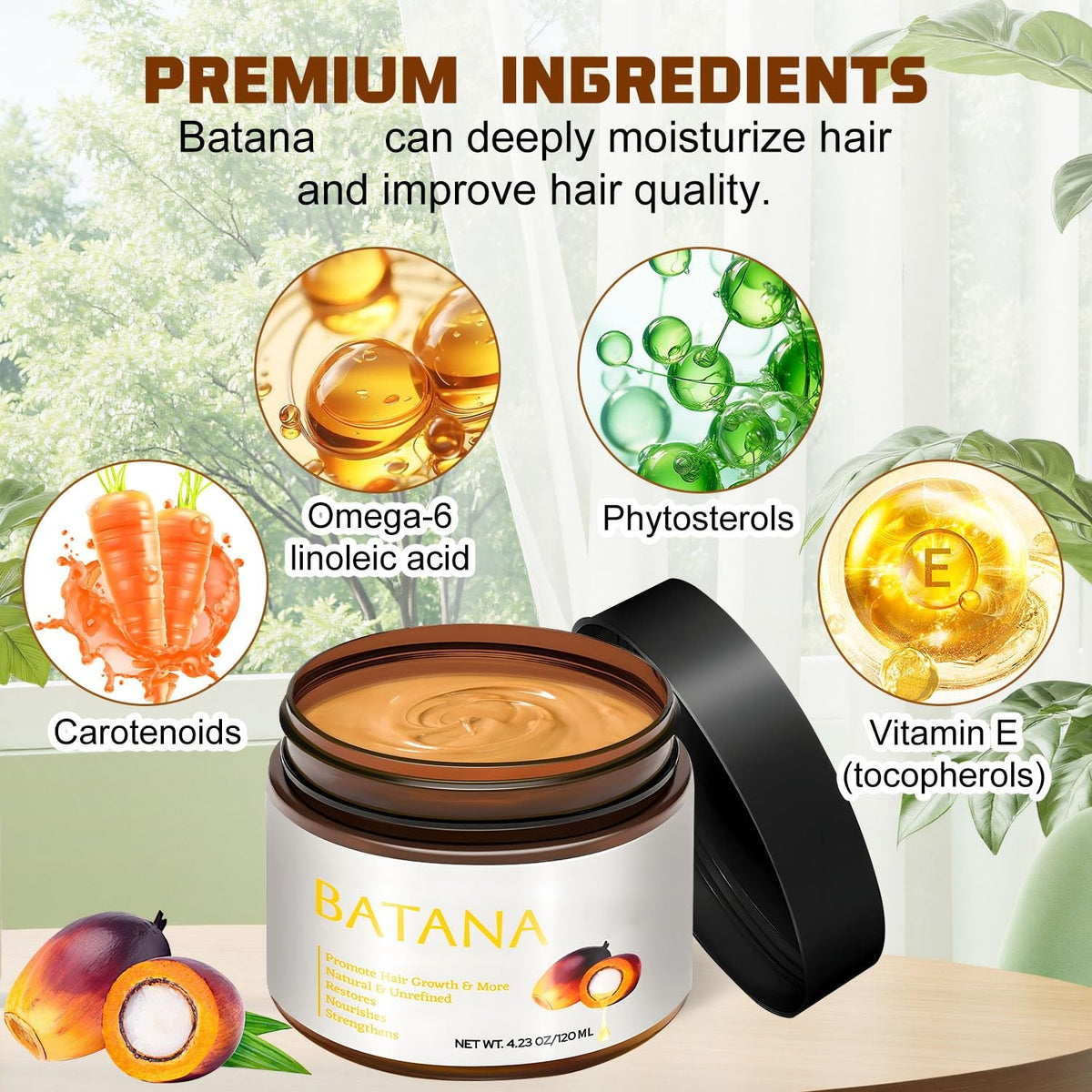 Natural Hair Growth Oil - Prevents Hair Loss & Enhances Thickness 1oz
