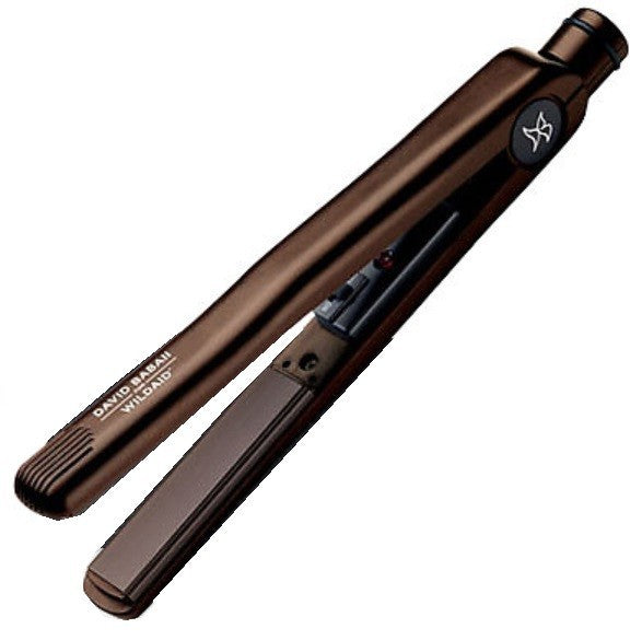 1-Inch Ceramic Tourmaline Flat Iron for Hair Styling - Professional Salon Tool