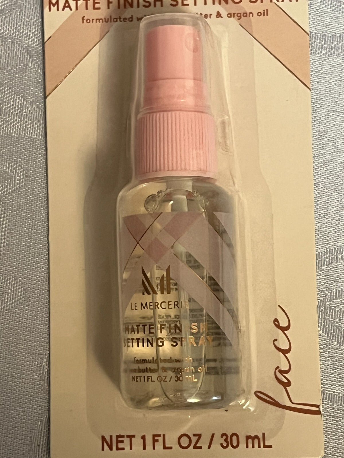 Shea Butter Argan Oil Matte Setting Spray 1oz/30ml - Hydrating Finish