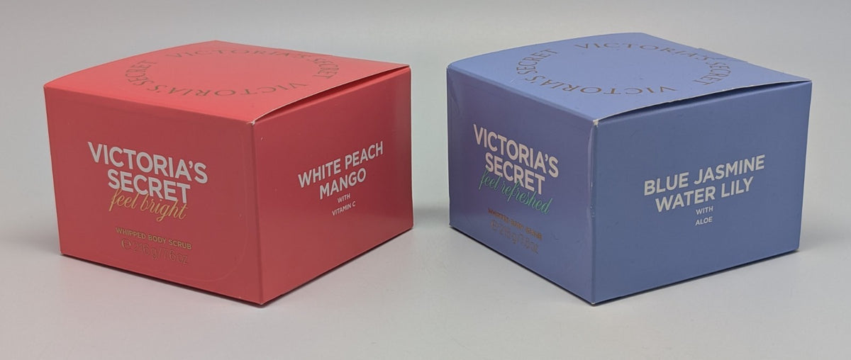 2 Victoria’s Secret Whipped Body Scrubs White Peach Mango & Jasmine