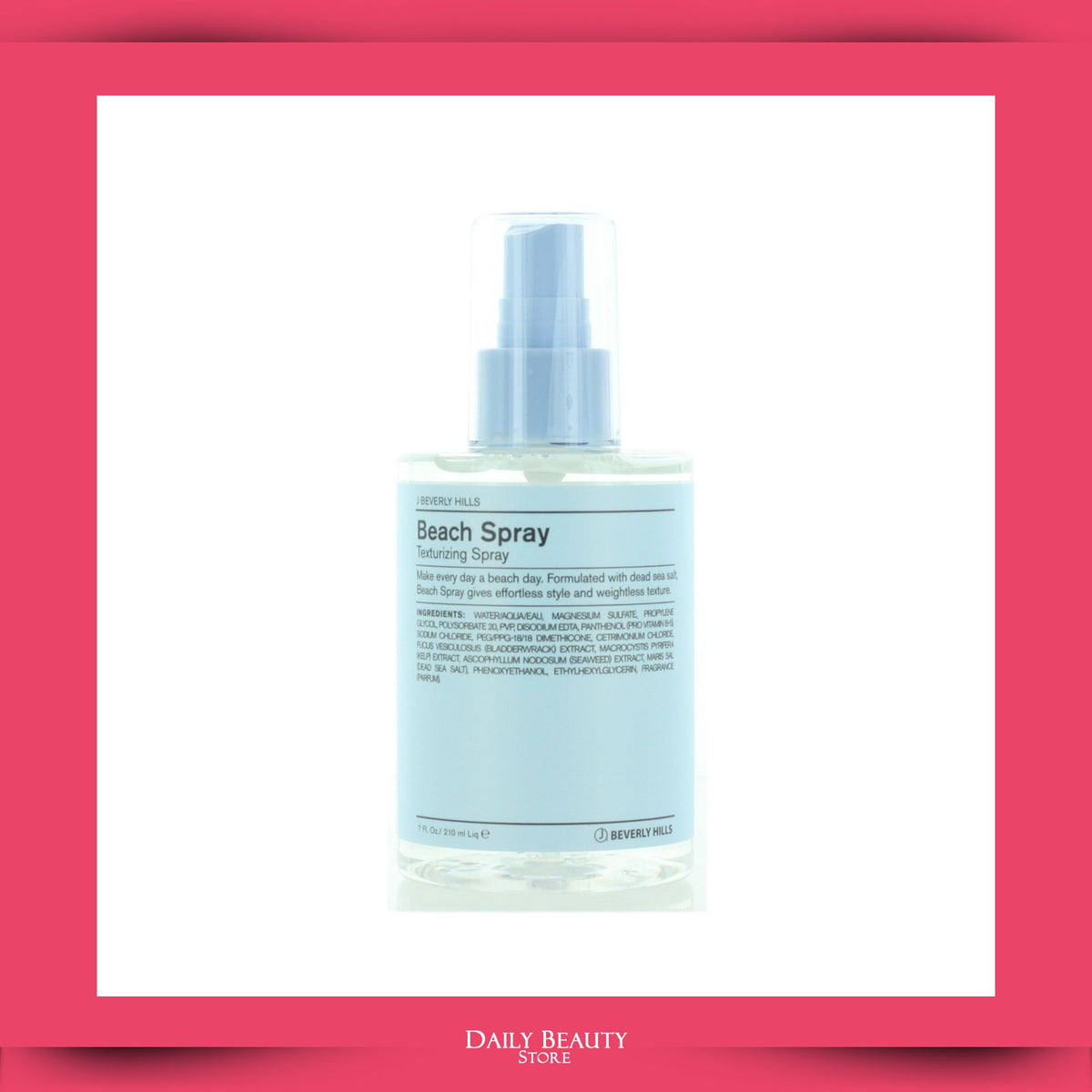 J Beverly Hills Beach Texturizing Spray 210ml Hair Volumizer & Wave Spray