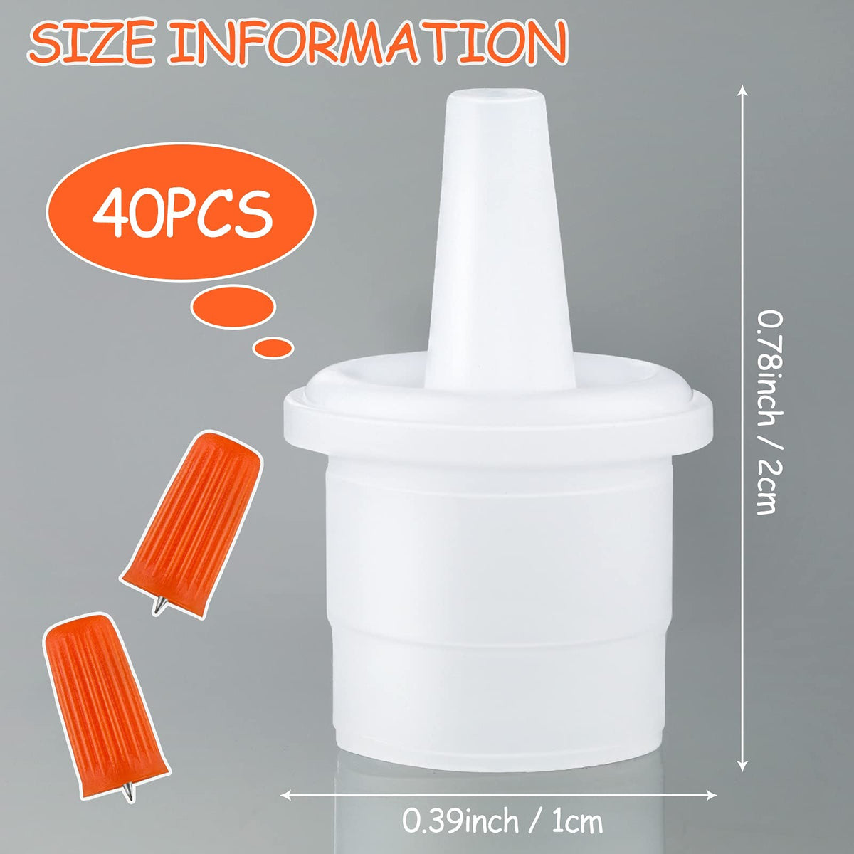 Lash Glue Replacement Tips Kit - 44 Pieces for Eyelash Extension Bottles