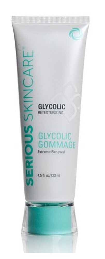 Serious Skincare Glycolic GOMMAGE Exfoliating Facial SCRUB 4.5 Fl Oz.