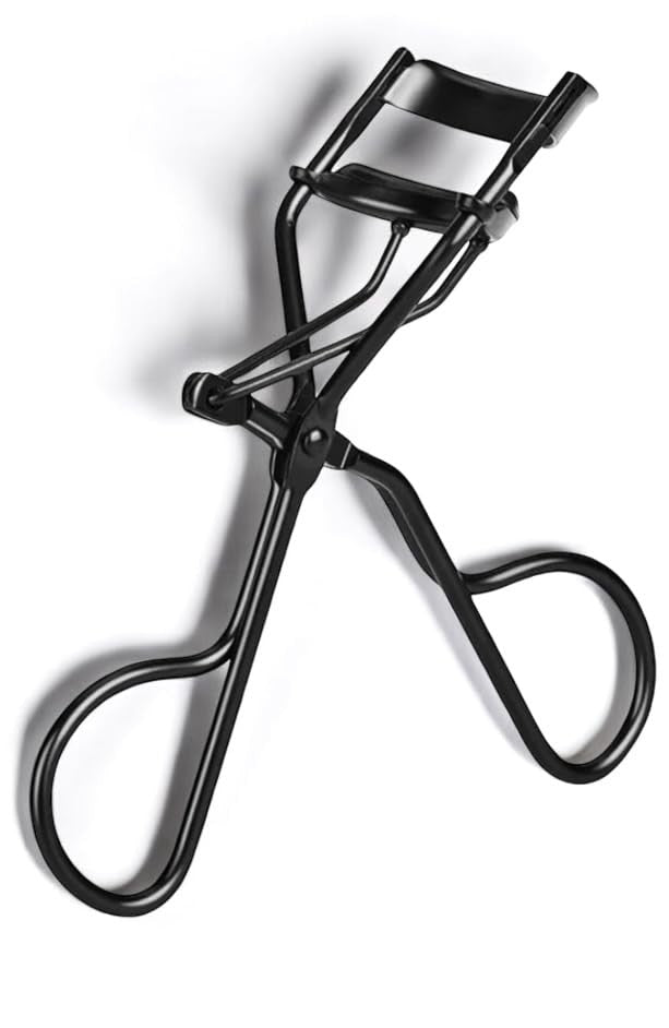 Eyelash Curler Set with 5 Replacement Pads, Eyebrow Brush & Satin Travel Bag