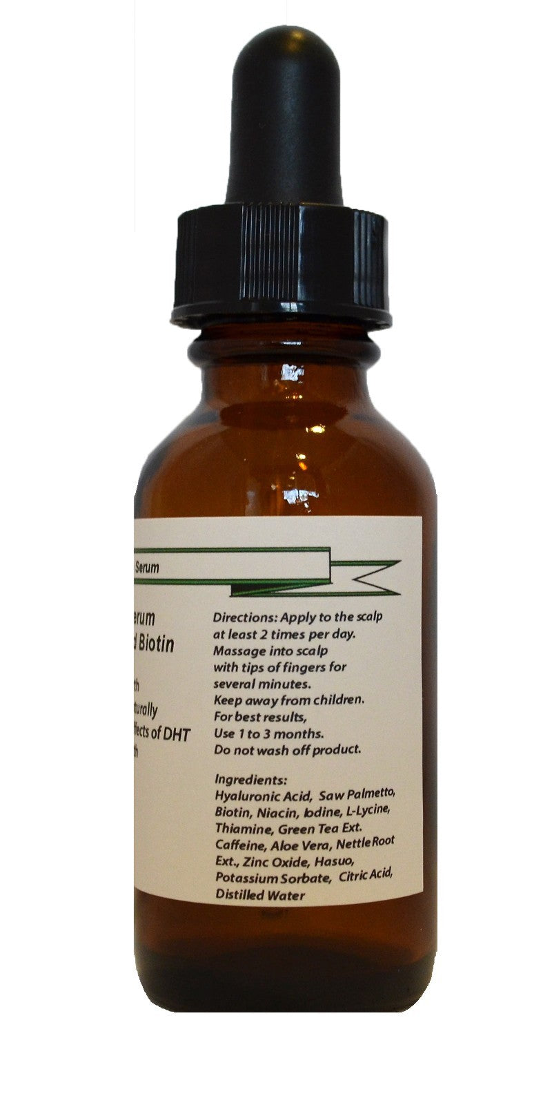 Hair Growth Serum with Biotin & Saw Palmetto