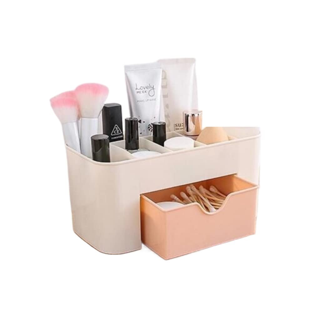 Large Capacity Makeup Organizer for Bathroom & Bedroom - Pink
