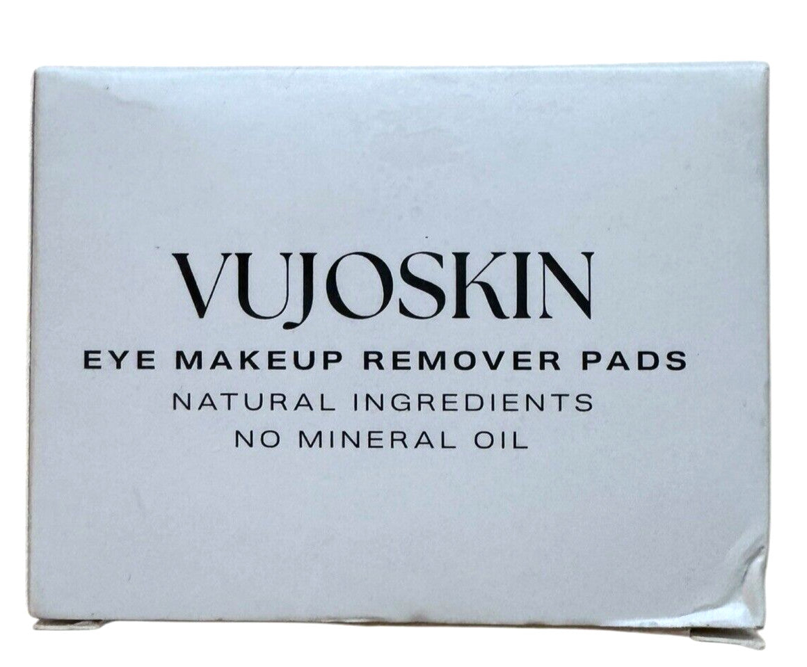 Eye Makeup Remover Pads Mineral Oil Free 50 Count - Gentle Waterproof Makeup Removal