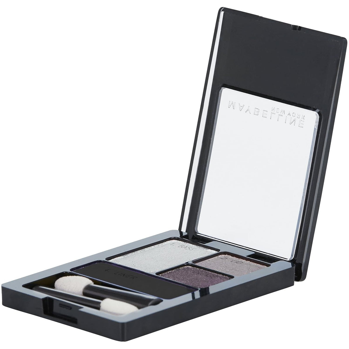 3 Pack Charcoal Eyeshadow Quads - Long-Lasting, Blendable Makeup