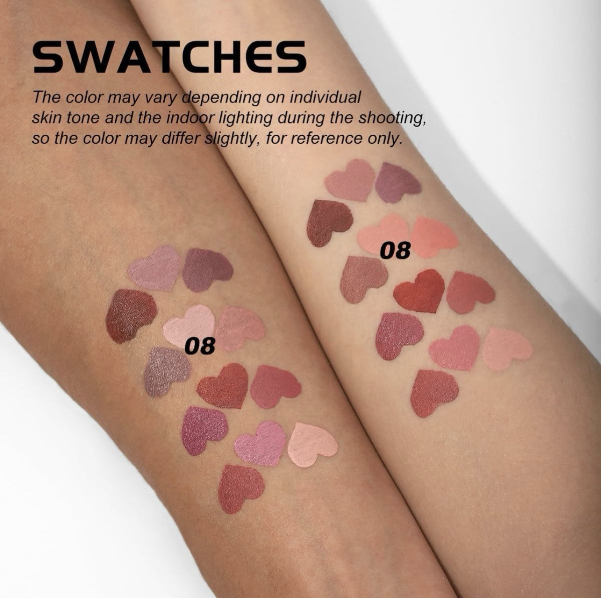 Gourd-Shaped Precision Liquid Lipstick & Lipliner - Nude Matte Shades
