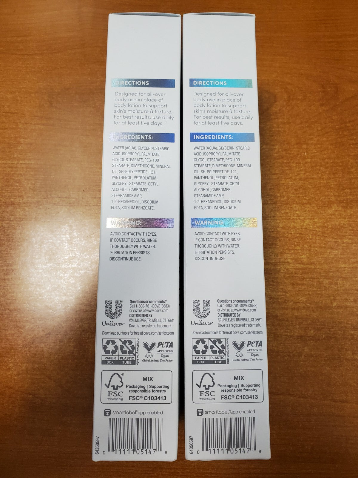 Dove Body Cream Serum Prebiotic + Protection Lotion, 2 Pack 8oz