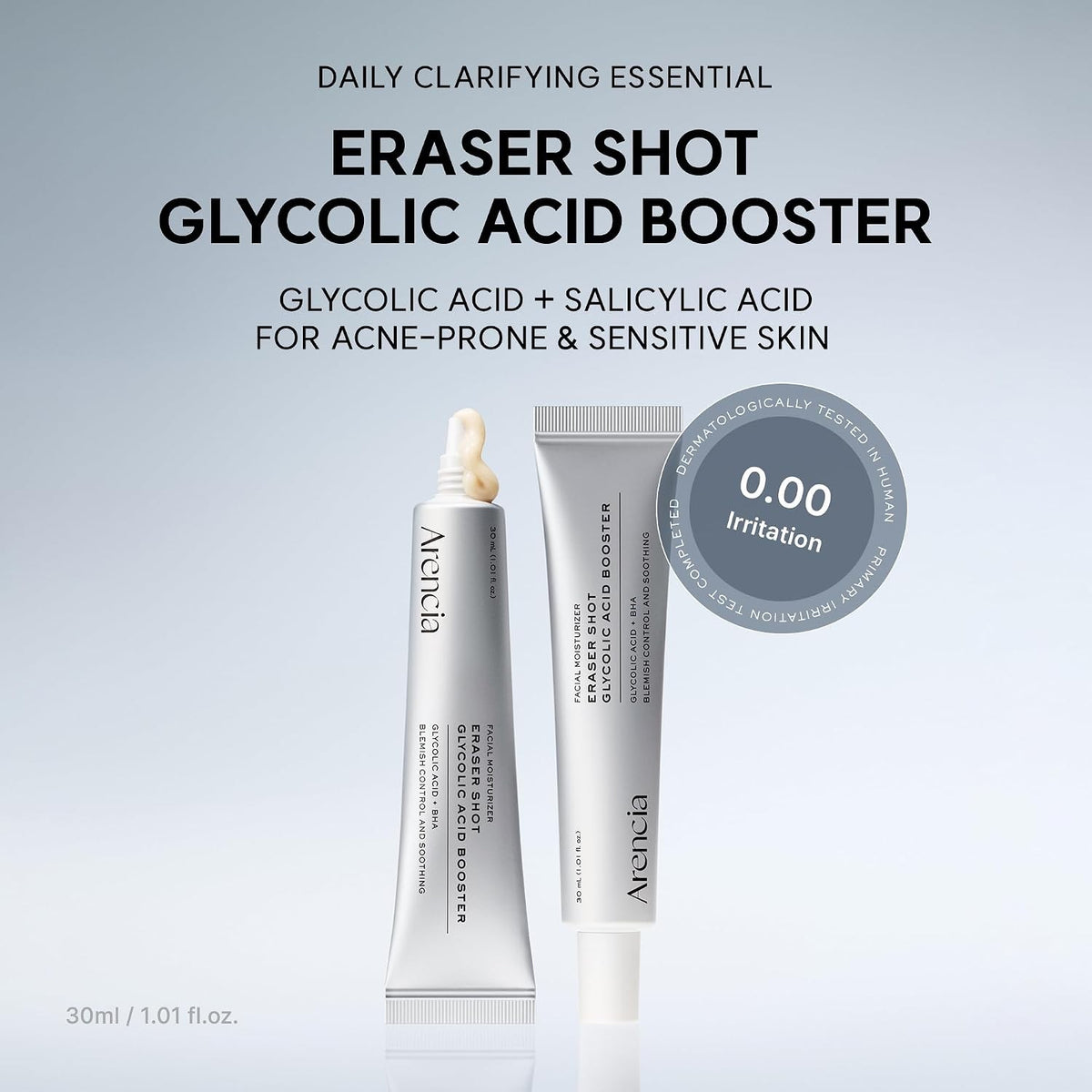 Glycolic Acid Face Serum Booster for Brightening and Exfoliating - 10% Active