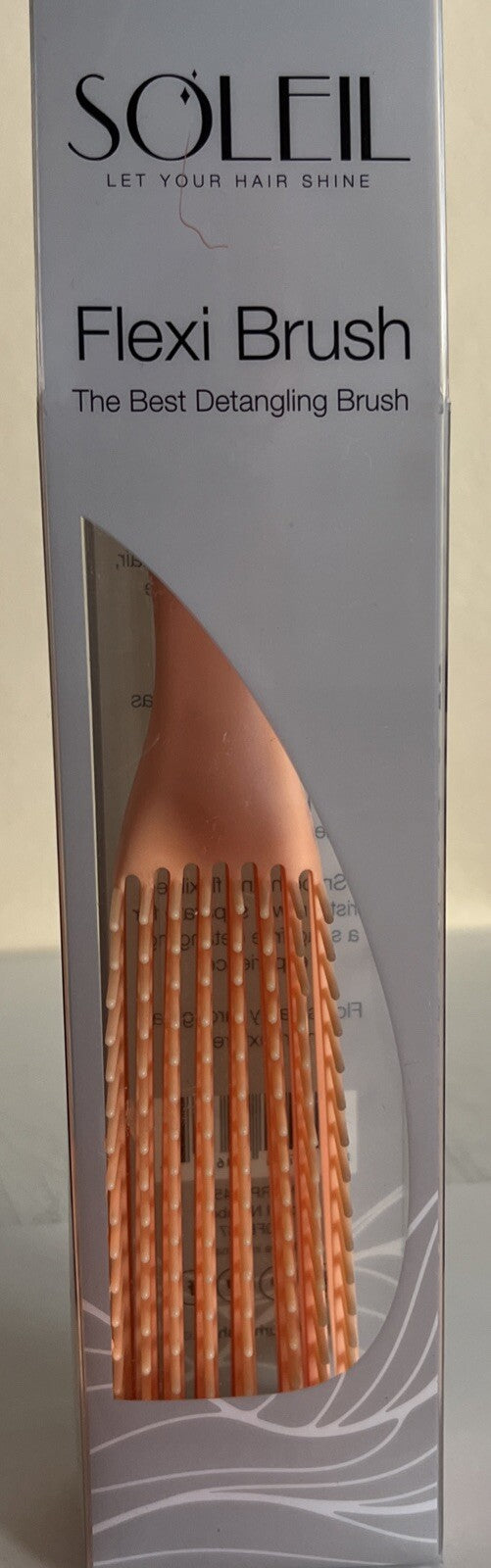Detangling Hair Brush Soleil Flexi Brush for Tangle-Free Hair Care