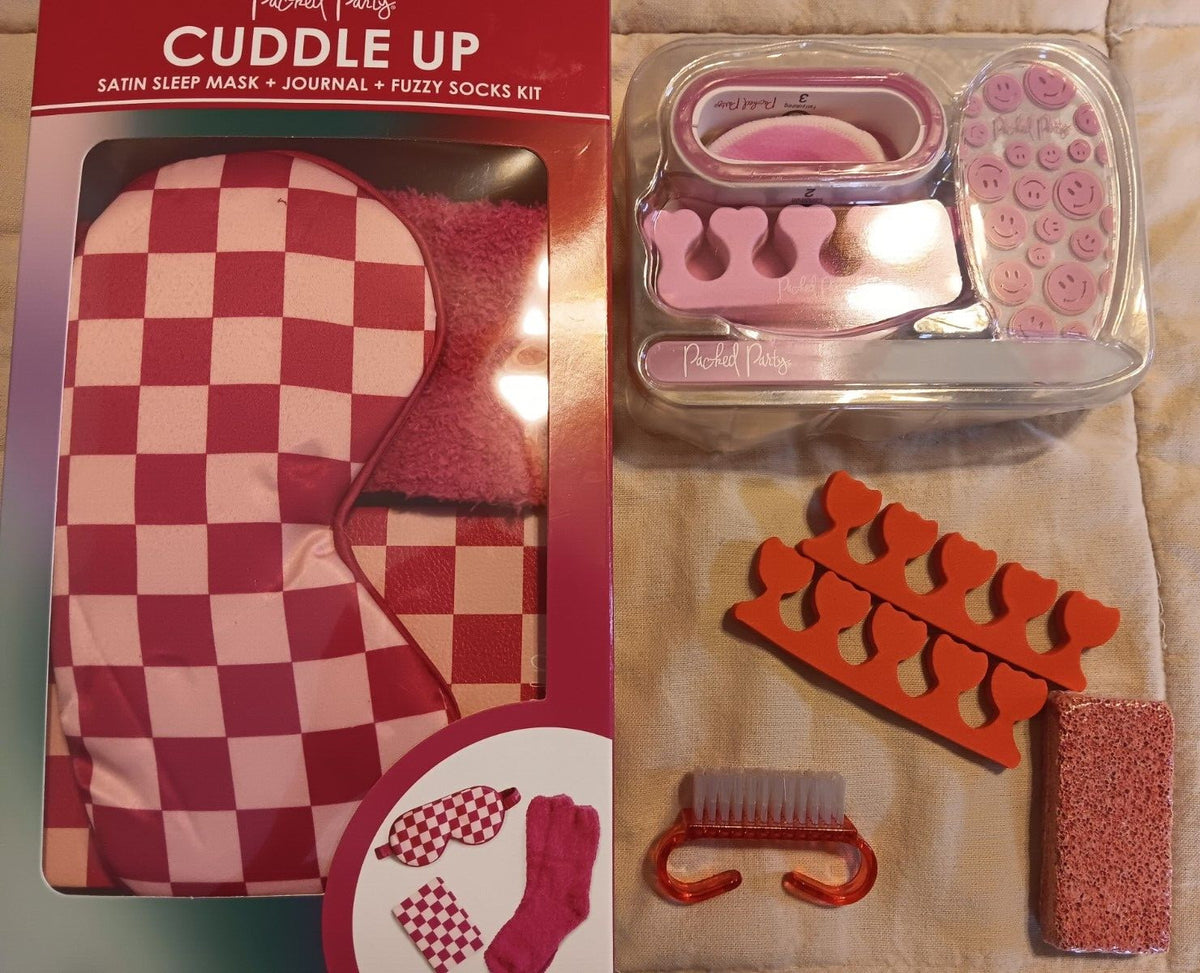 Pedicure Kit with Pumice Stone & Nail Brush - Sassy + Chic Set
