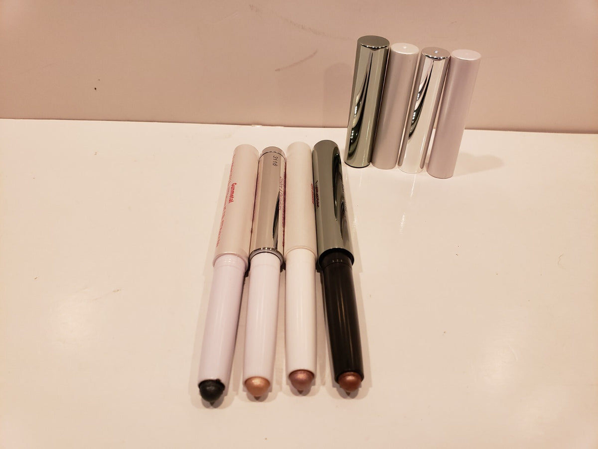 Eyeshadow Stick Set - Burnished Violet, Bliss, Gold Hour & Gun Metal, Full Size Makeup