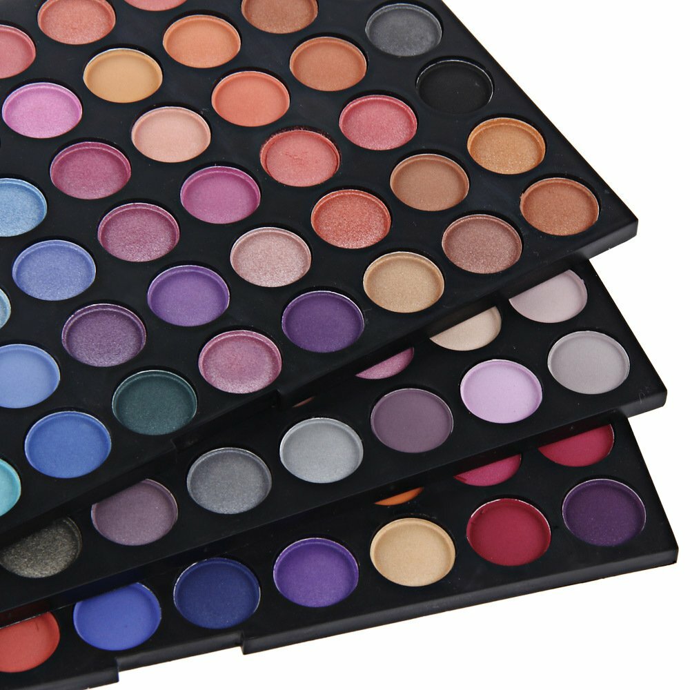 Professional 180 Color Eyeshadow Palette - Matte & Pearlescent Makeup Set