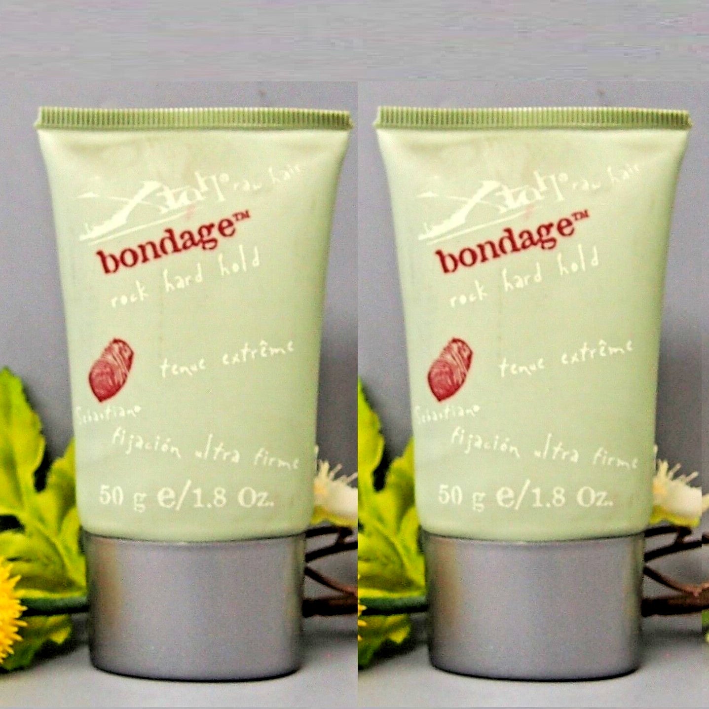 Sebastian Xtah Bondage Hair Gel 1.8oz - Extreme Hard Hold & Vinyl Finish - 2 Pack - Discontinued