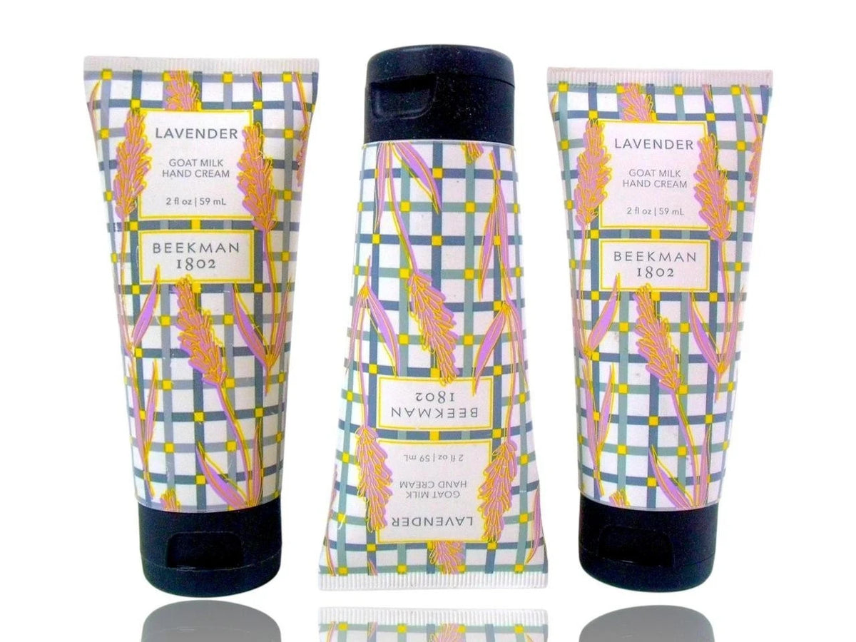 (Lot of 3) Beekman 1802 "Lavender" Goat Milk Hand Cream 2 oz. Made in