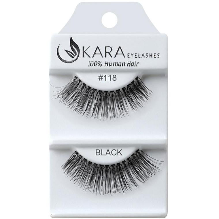 6 Pairs 100% Human Hair False Eyelashes - Kara Assorted Styles