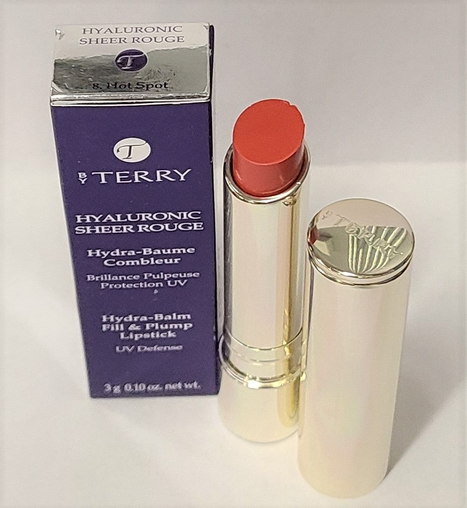 Hyaluronic Sheer Rouge Lipstick 8 Hot Spot Moisturizing Glossy Lip Color