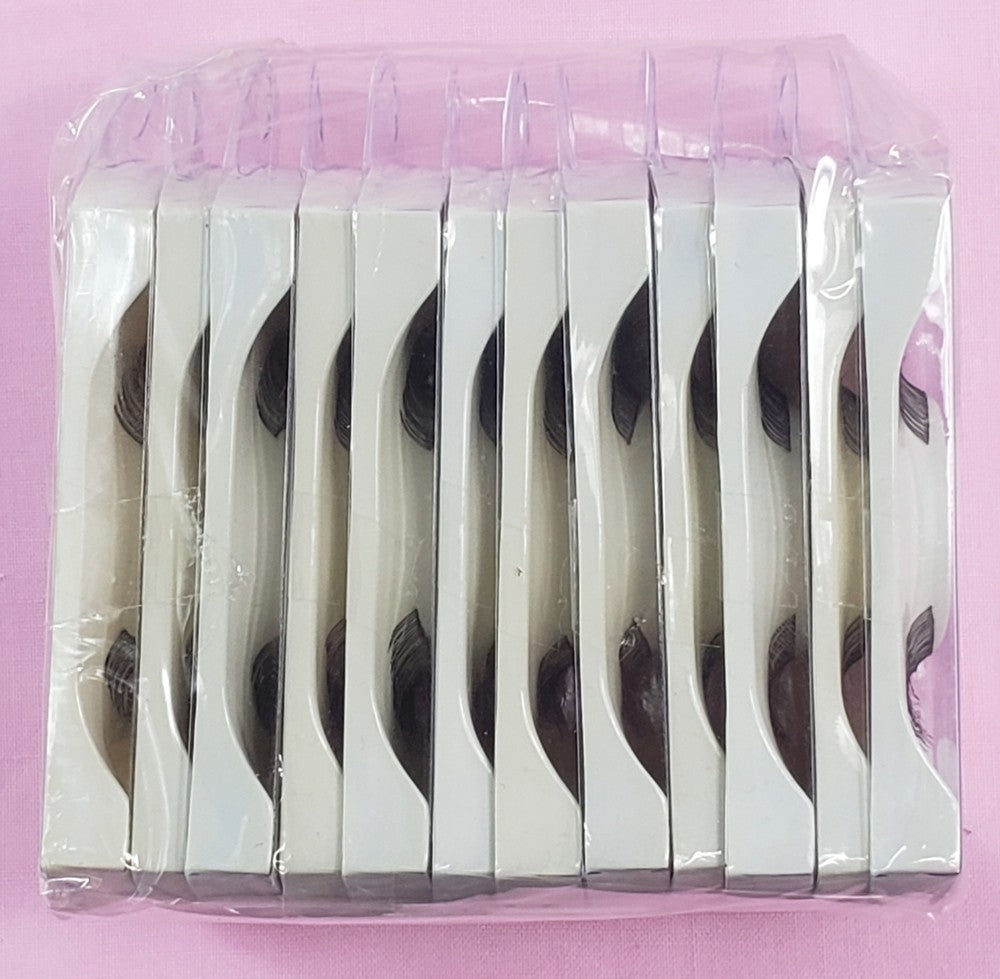 Miss Adoro Fake Eyelashes Style 507 - 12 Pack Human Hair Natural Look