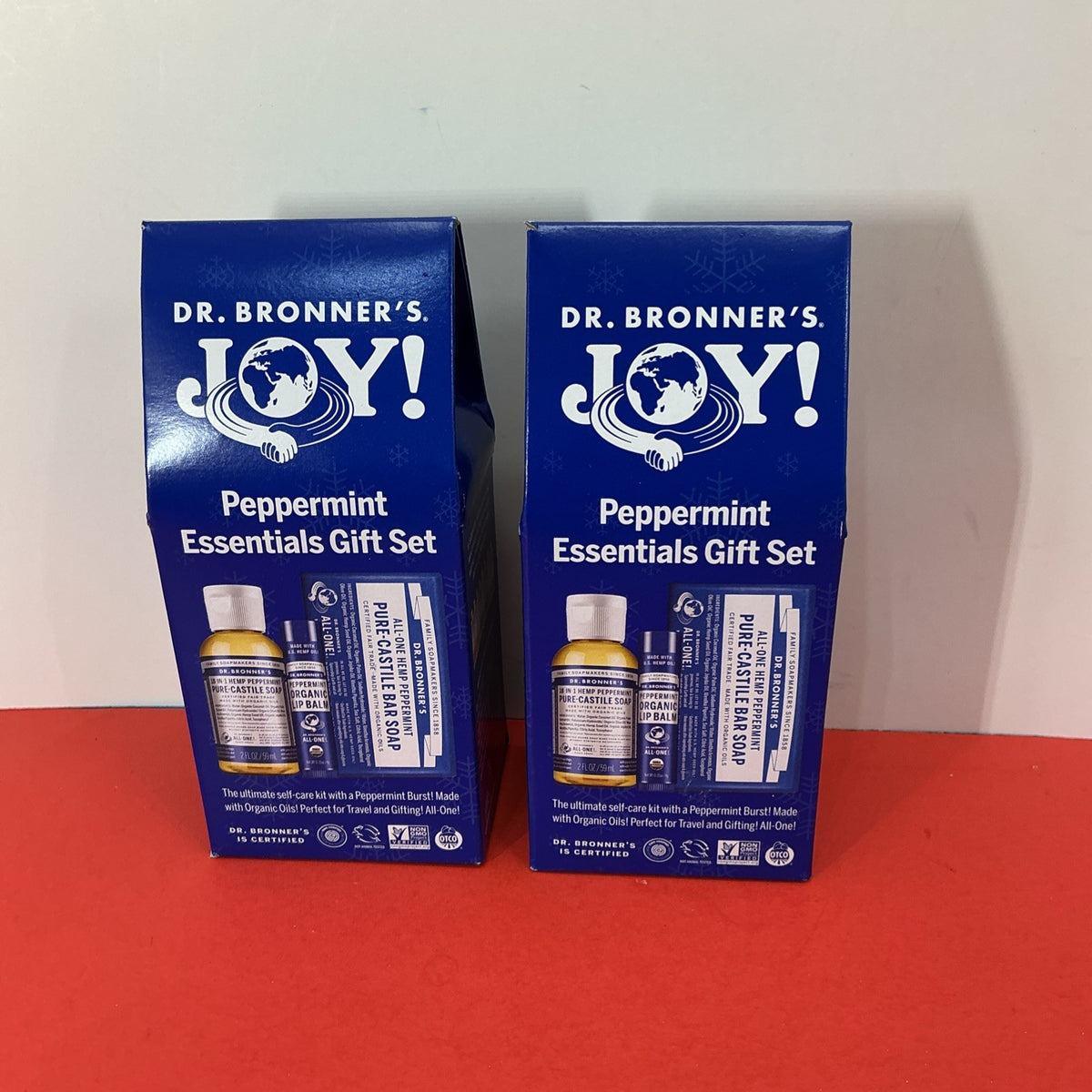 Lip Balm Gift Set - Peppermint Joy, Pack of 2 - Dr. Bronner's