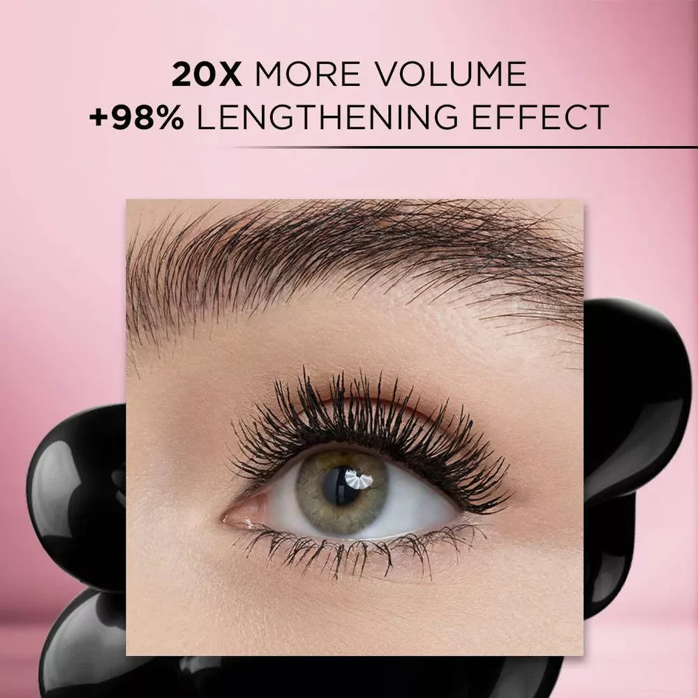 L'Oreal Paris Waterproof Voluminous Lash Paradise Mascara 204 Black 2-Pack