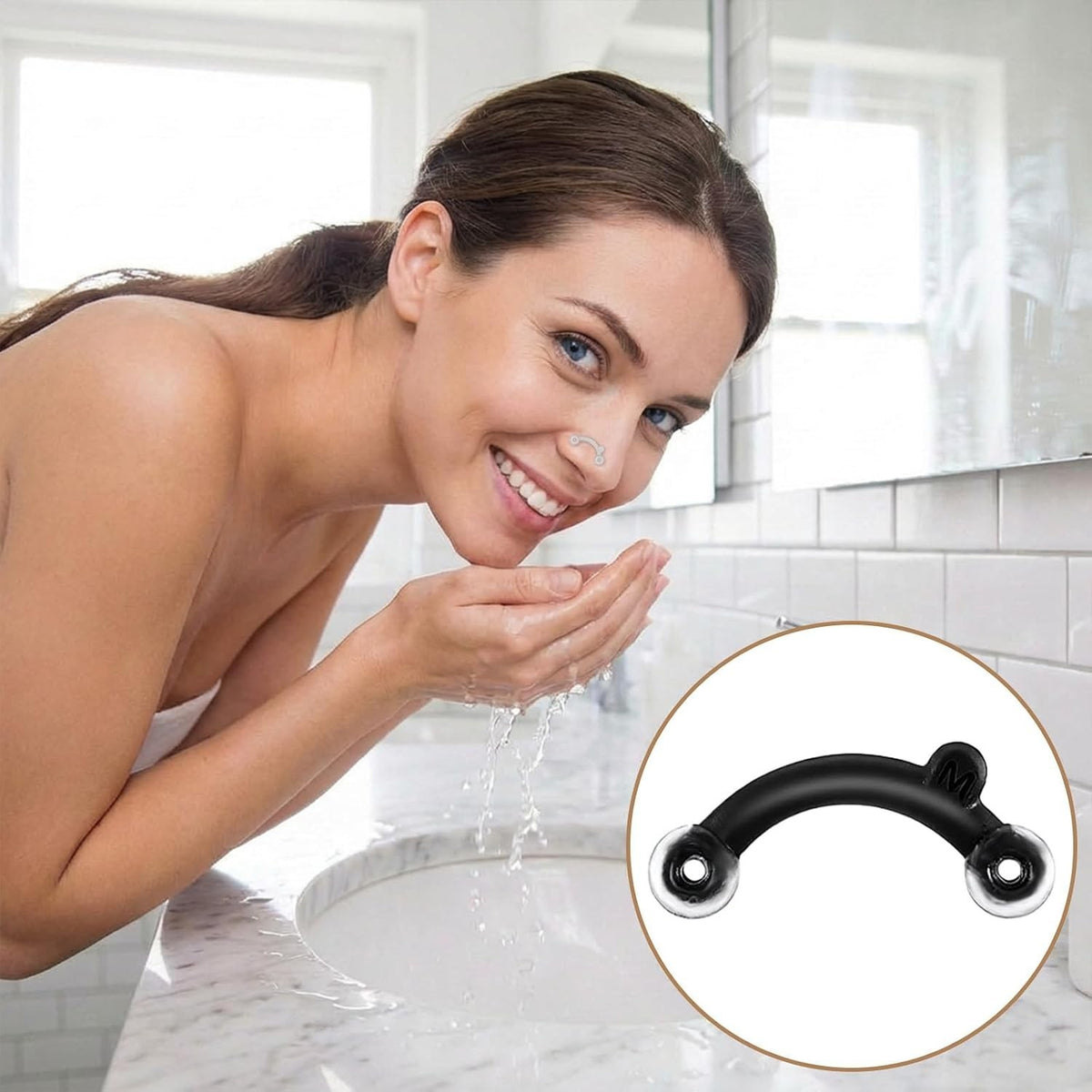 Nose Shaper Clips 6 Pairs - Invisible Nose Slimmer & Contouring Kit for Women & Men