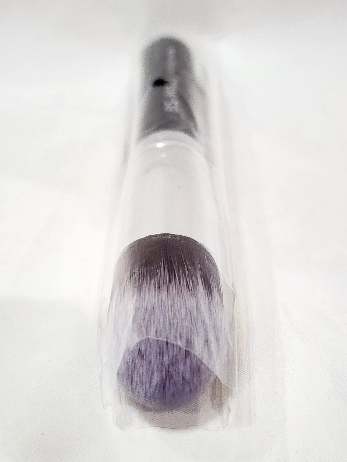Face Tapered Brush - Black Chrome Oval Synthetic Full Size Makeup Brush