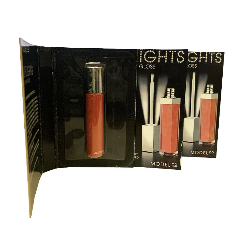 Lip Gloss Set with LED Light & Mirror - Ultra-Shine, Long-Lasting - Sienna Sunset