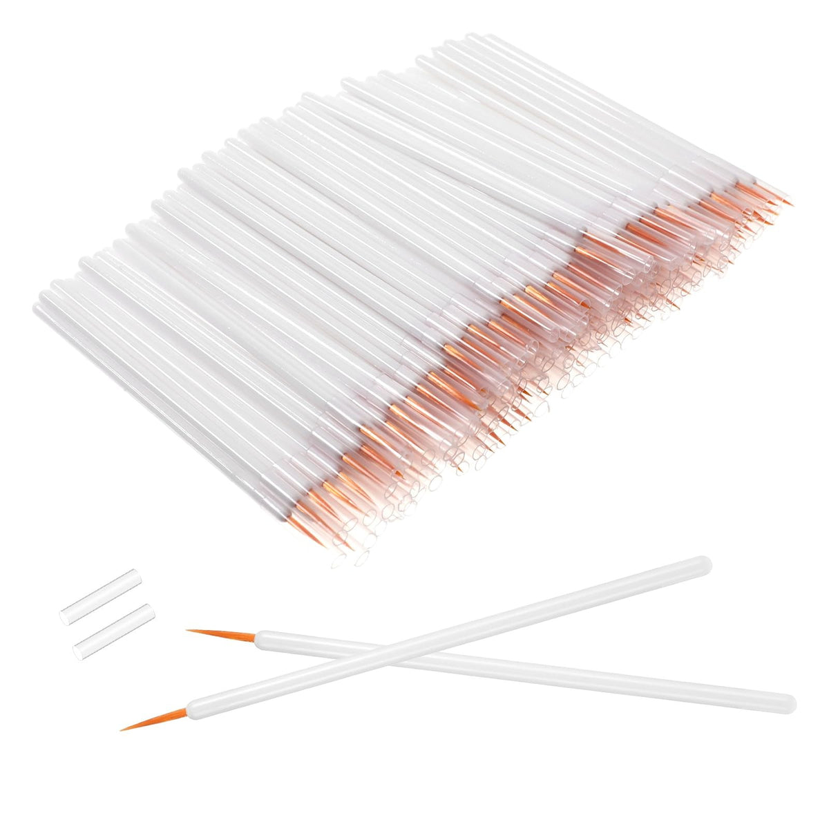 Disposable Eyeliner Brush Set with Ultra-Fine Tips - 150 Micro Applicators for Precise Makeup