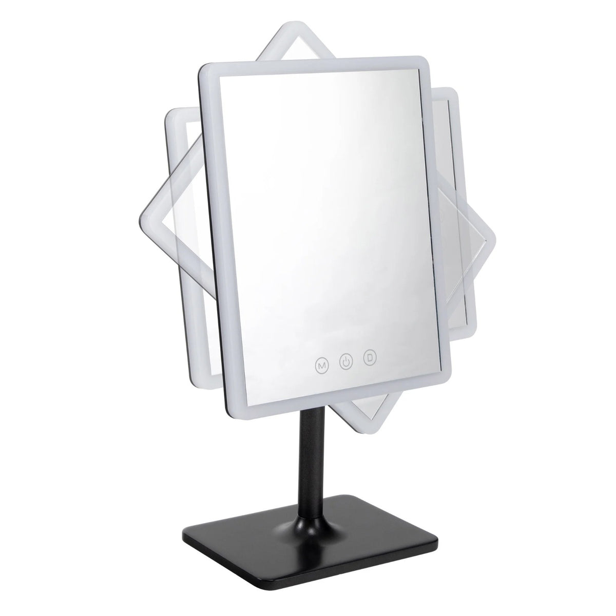 Adjustable LED Makeup Mirror with Dimmable Lights & 7x Magnification