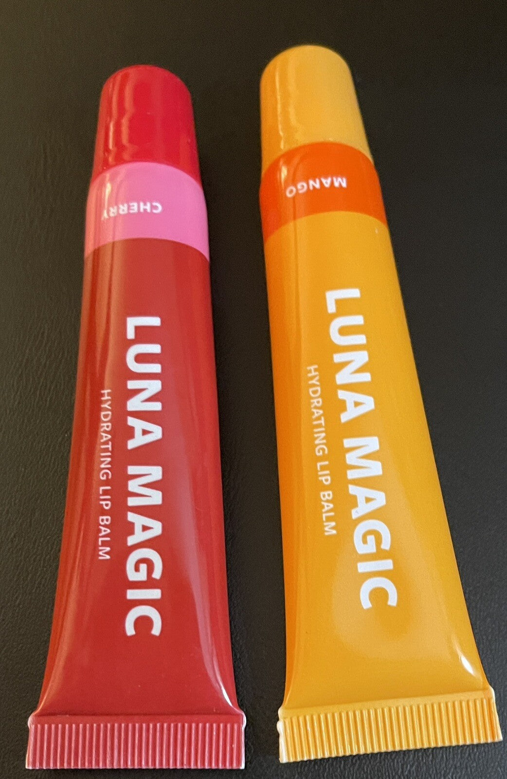 Hydrating Lip Balm Set - Mango & Cherry with Vitamin E - 2 Pack