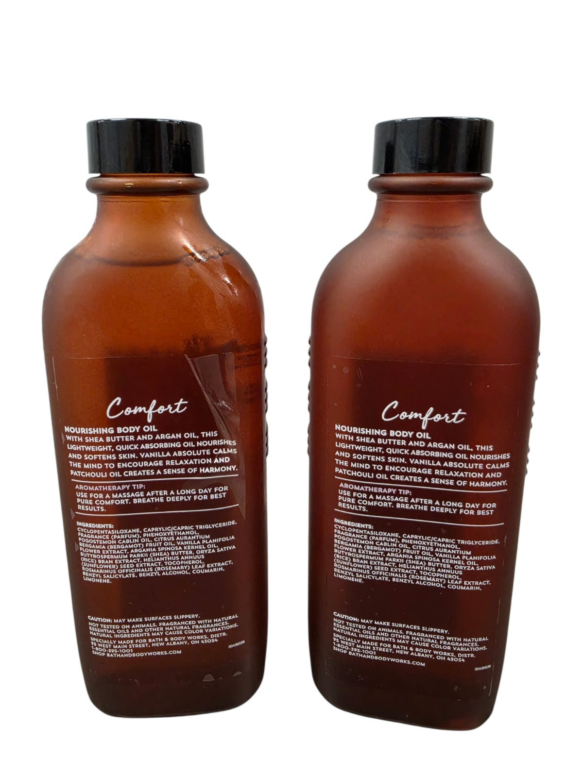 Aromatherapy Comfort Vanilla Patchouli Massage Oil 4 FL OZ