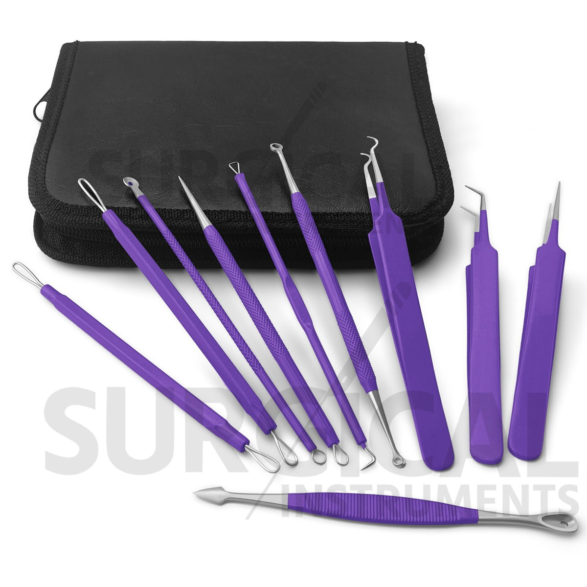 Pimple Popper Tool Kit - Blackhead Remover Set for Acne Extraction