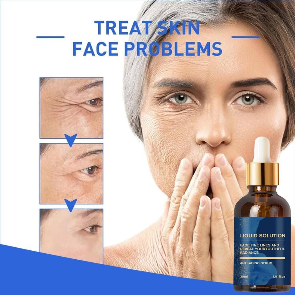 Face Serum with Aloe & Retinol - Hydrating Skin Care Solution, 3 Pack