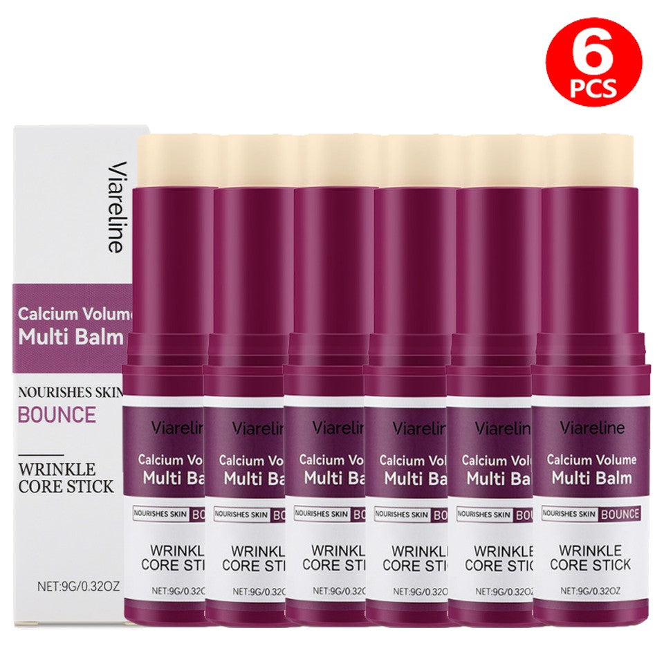 Hydrating Anti-Aging Balm Stick with Collagen & Calcium for Skin Elasticity
