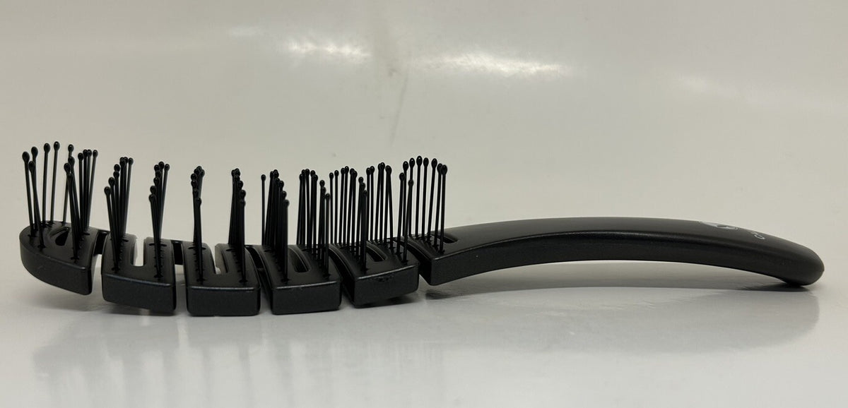 Flexible Detangling Hair Brush for Wet & Dry Hair - Lightweight Black