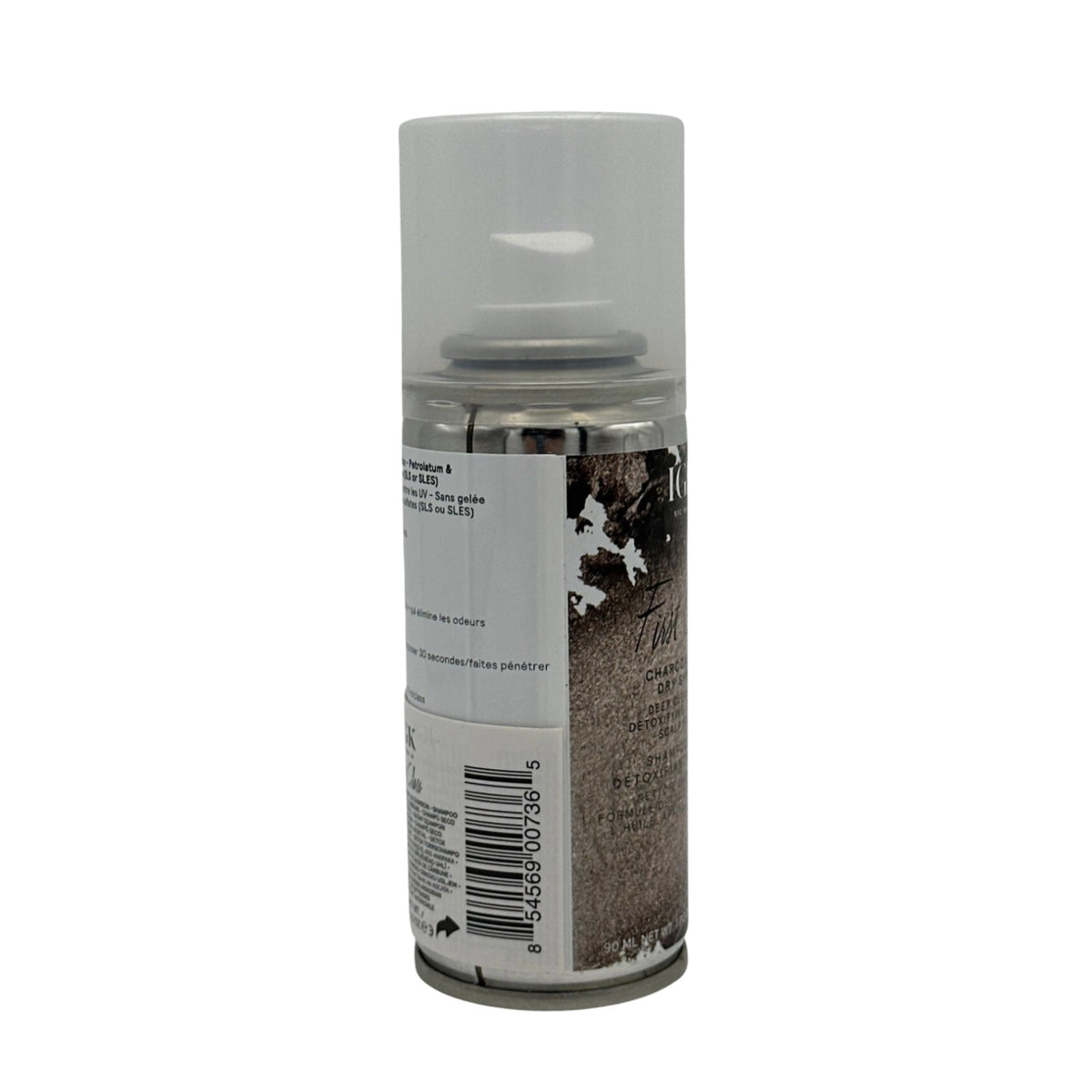 Vegan Charcoal Detox Dry Shampoo - Travel Size 2 oz Can Set of 2
